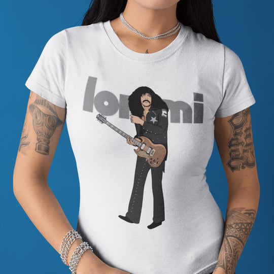 TONY IOMMI Hand-Drawn Heavy/Doom Guitar Portrait Tee